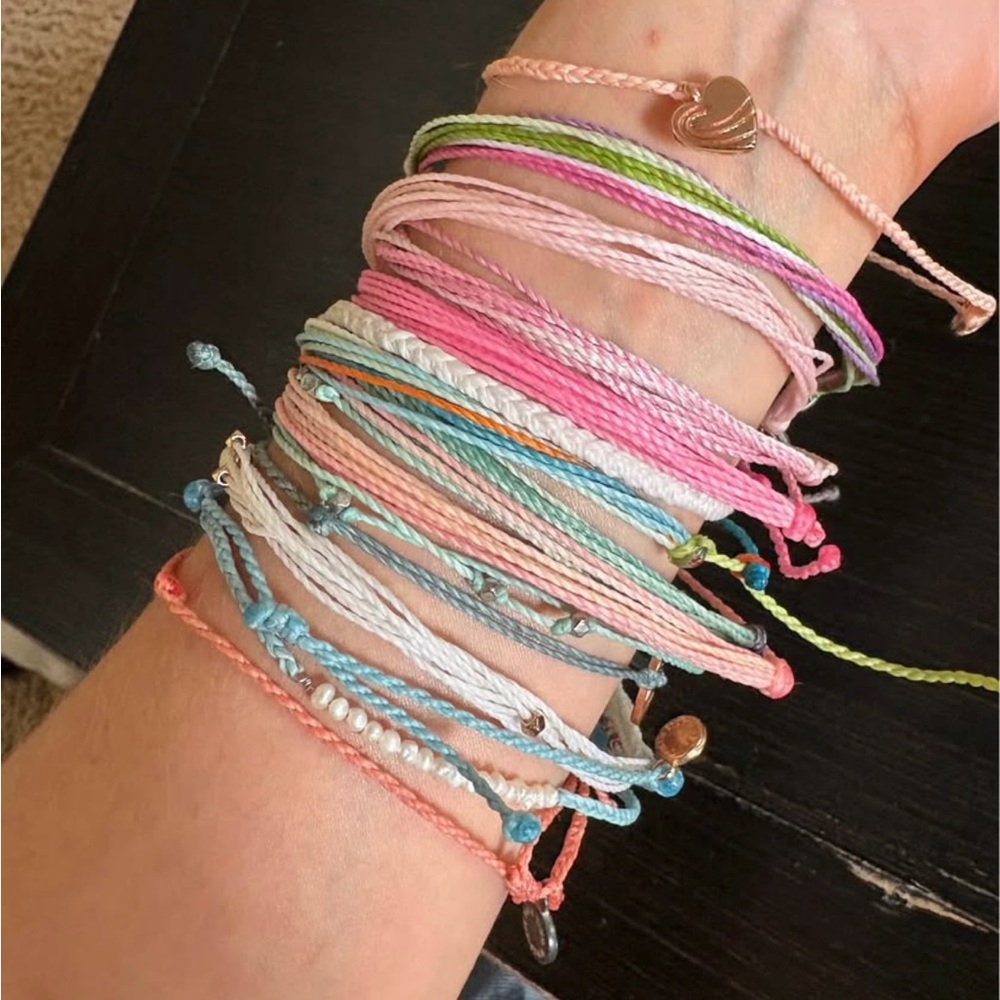 15 Pura Vida Multicolor String Bracelets